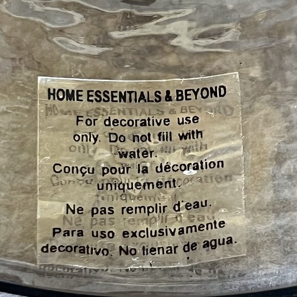 Home Essentials & Beyond 16" Wrought Iron Mercury Glass Hurricane Candle Holder - Picture 11 of 12